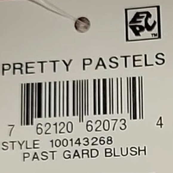 NWT INC International Concepts pretty pastels pink peach cream Puff Sleeve knit - Picture 11 of 11